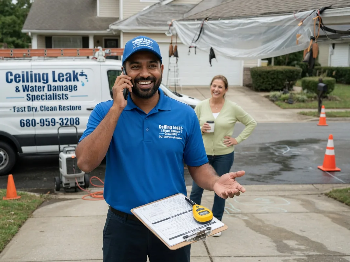 Ceiling Leak Cleanup Wallpack Center, NJ FAQs